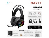 HAVIT CUFFIE GAMING ALTOPARLANTE DA 50MM CON RGB E MICROFONO