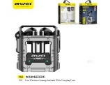 AWEI CUFFIE WIRELESS NERO